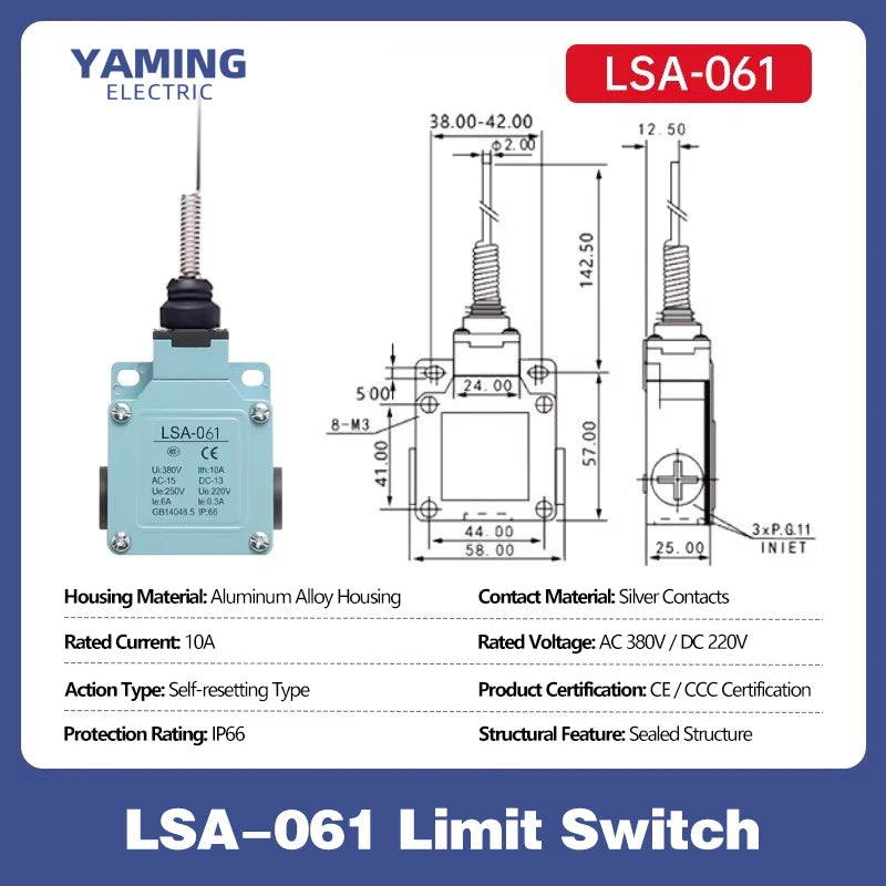 LSA Waterproof Travel Limit Switch LSA-001 LSA-003 LSA-012 LSA-021 LSA-031 LSA-061 LSA-071 LSA-081 Position Controller