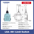 LSA Waterproof Travel Limit Switch LSA-001 LSA-003 LSA-012 LSA-021 LSA-031 LSA-061 LSA-071 LSA-081 Position Controller