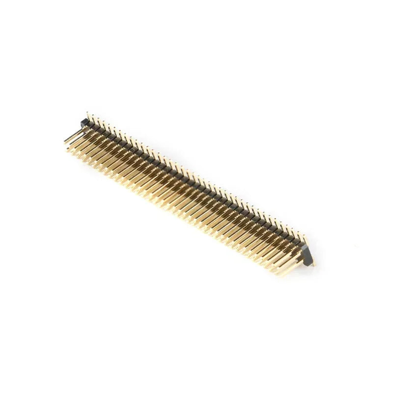 10Pcs SMD SMT Male PIN HEADER Strip Connectors Double Row 1.27mm 2.0mm 2.54mm Various Sizes 2*2/3/4...20P-40 Pin Count
