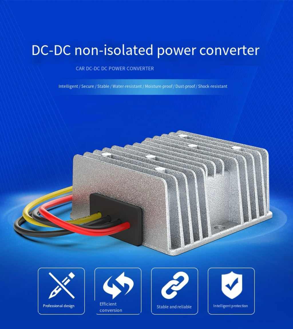 48V/36V/24V to 12V 5A 10A DC Power Converter Car Voltage Stabilizer DC DC Step-down Module