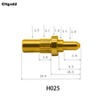 5pcs Pogo Pin Connector Pogopin Battery Spring Loaded Contact SMD Needle PCB 2 3 4 5 6 7 8 9 10 12 14 MM Test Probe H021 - H040