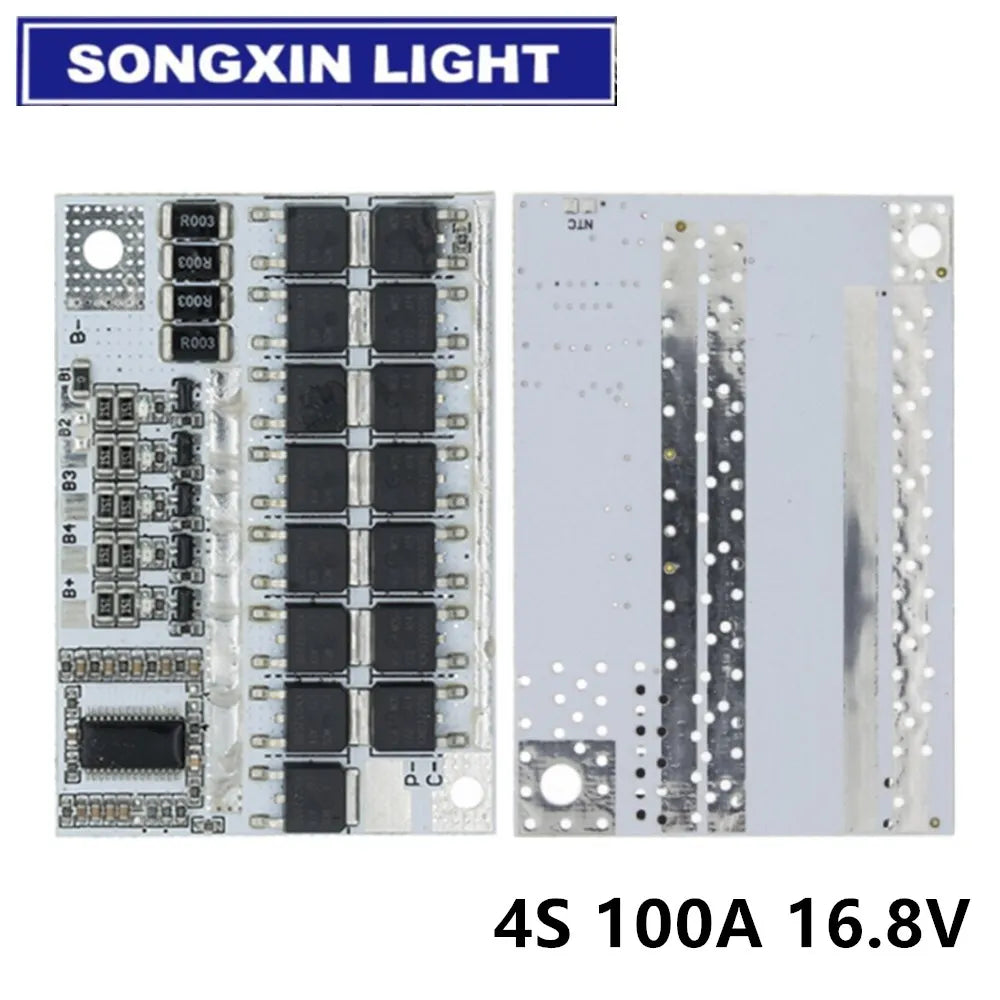 3s/4s/5s Bms 12v 16.8v 21v 100a Li-ion Lmo Ternary Lithium Battery Protection Circuit Board Li-polymer Balance Charging Module