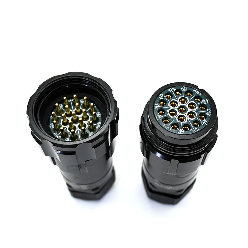 Socapex 19 Pin Connector Lighting Audio Power Distro Plug Male Female Multi Pin Soca Circuit Cable Plug for Stage Lighting