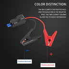 Car Emergency Power Relay Battery Jump Cable Connection Line Jumper Cable Crocodile Clip Connector Car Automotive Accessories