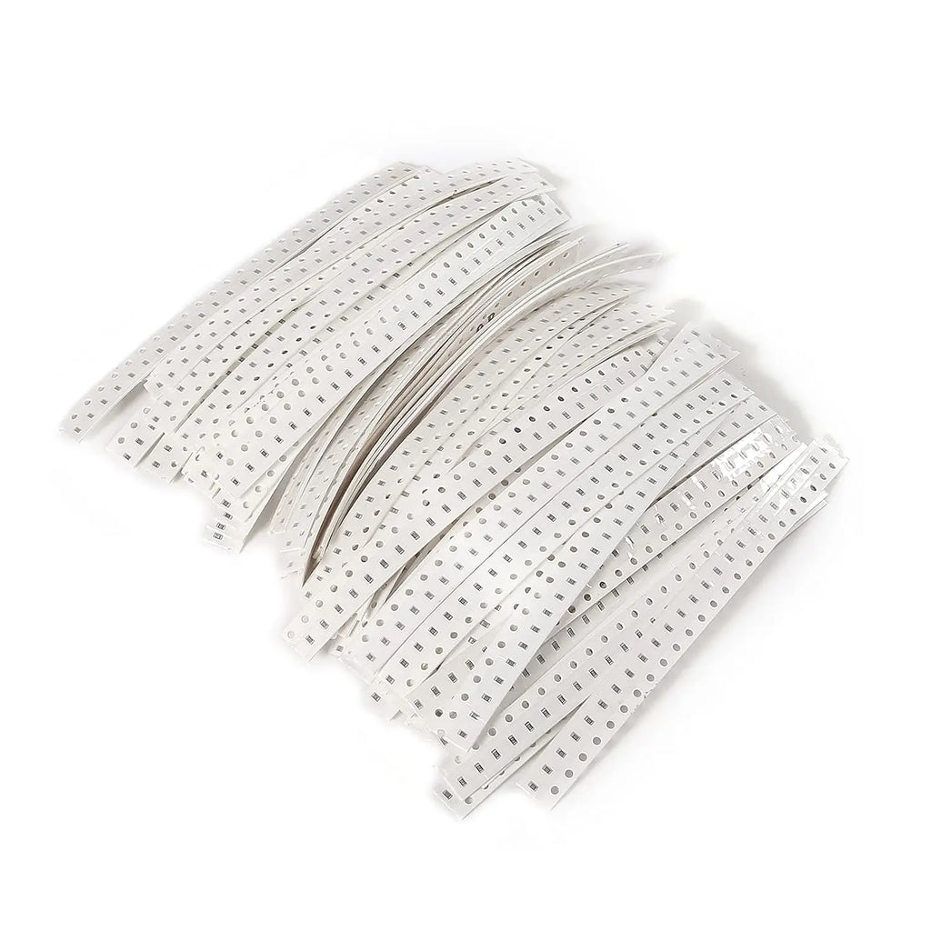 1500PCS 0603 SMD Resistor Kit, 0 ohm-10M ohm 1/10W 0.1W ±1% Tolerance Thick Film 0-10MR SMT Chip Resistors 60 Values