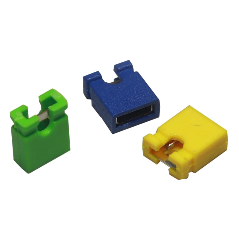 【300-100PCS】Pitch 2.54mm Pin Header Jumper Shorted Cap & Headers & Wire Housings Black Yellow White Green Red Blue For Arduino