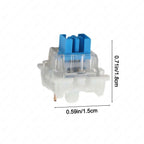 30/50/100 PCS Tactile Keyboard Clicker Switch 3 Pin Key Replacement Set for Mechanical Keyboard Repair Accessories