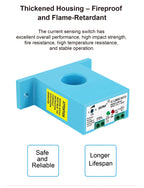 BEMD200 DC Current Sensor 1-200A 10-30VDC Current Transformer Overcurrent Protection Relay Current Detection Switch PLC
