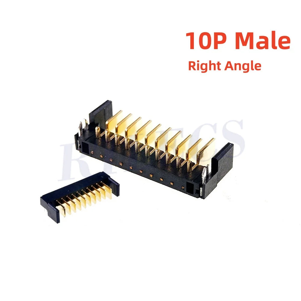 5 20Pcs Blade Male Battery Connector 2.0 MM Pitch 3 4 5 6 7 8 9 10 11 12 Position Right Angle Through Holes Straight PCB Header