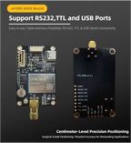 RTK UM980 High Accuracy Multi-Frequency Unicore GNSS Module VS F9P with Antenna for GPS Base Station RTK Receiver Board OEM