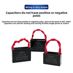 CBB61 Fan Start Capacitor 1.0/1.2/1.5/2.0/2.5/3.0/3.5UF 450V Universal for Ceiling Fans, Range Hoods, Water Pumps