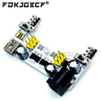3.3V/5V MB102 Breadboard power module + 65 jumper wires + MB-102 830 points Prototype Bread board for arduino kit