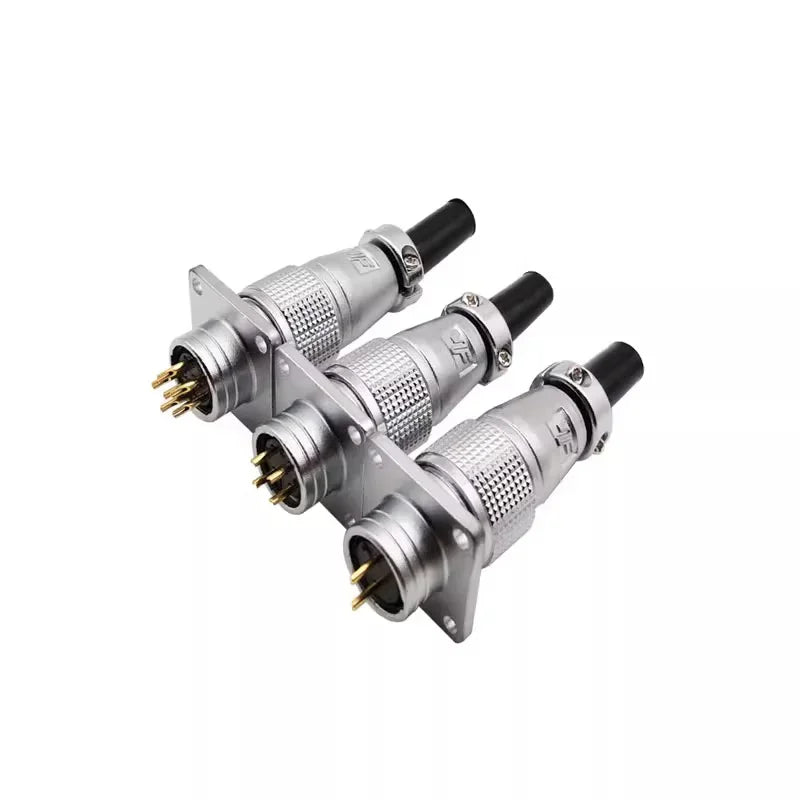 PLS20 Aviation Connector WS20 TP20 Opening Diameter 20mm 2/3/4/5/6/7/8/9/10/12 Pin Male Female Aviation Plug Aviation Socket
