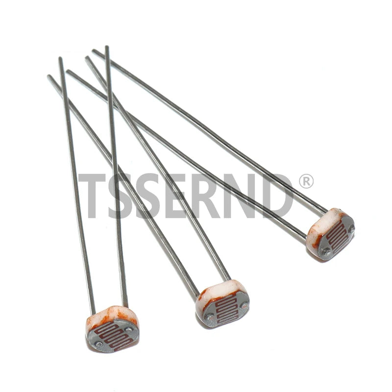 50PCS/lot LDR Photo Light Sensitive Resistor Photoelectric Photoresistor 5528 5506 5516 5537 5539 GL5528 For Arduino