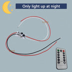 Waterproof Photocell Sensor Switch IP66 12-75V DC 3A Auto On/Off Remote Control Light Sensor