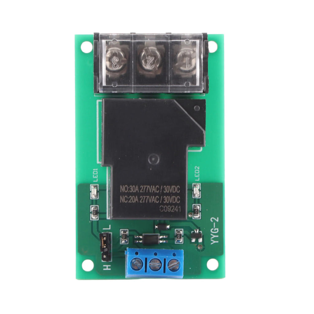 30A YYG-2 DC 5V/12V/24V Relay Module High Power One Way High/Low Level Trigger Optocoupler Isolation Relay Module