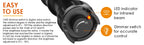 UniqueFire 1605 T38 Vcsel940nm Vcsel850nm LED IR Flashlight Set Dimmer Swtich Indicator USB C Rechargeable Torch Max.1500 Meters