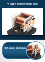 12V/24V 40A 4/5 Pin 6-Way Fuse Relay Box, 4 Relay Holder Standard ATO Fuse Block with Free Assembly for Car Motorcycle