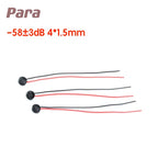 10PCS/LOT Microphone 6*5mm  6*2.2 9*7 4.5*2.2mm  MIC Condenser Electret Pickup 6x5mm 9x7mm 4.5x2.2mm 6x2.2mm MP3 Accessories
