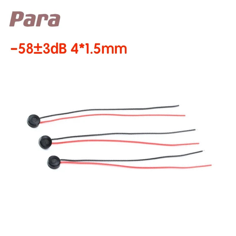 10PCS/LOT Microphone 6*5mm  6*2.2 9*7 4.5*2.2mm  MIC Condenser Electret Pickup 6x5mm 9x7mm 4.5x2.2mm 6x2.2mm MP3 Accessories