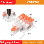 Fast Wiring Wire Connectors Splitter Terminal Blocks Quick Plug-in Connector Conductor Cable Junction Box