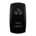 CUSTOM Dual RED Led Laser Etched Rocker Switch ON-OFF ON-OFF-ON (SPST DPDT) for ARB/Carling/NARVA 4x4 Caravan Accessories SUV