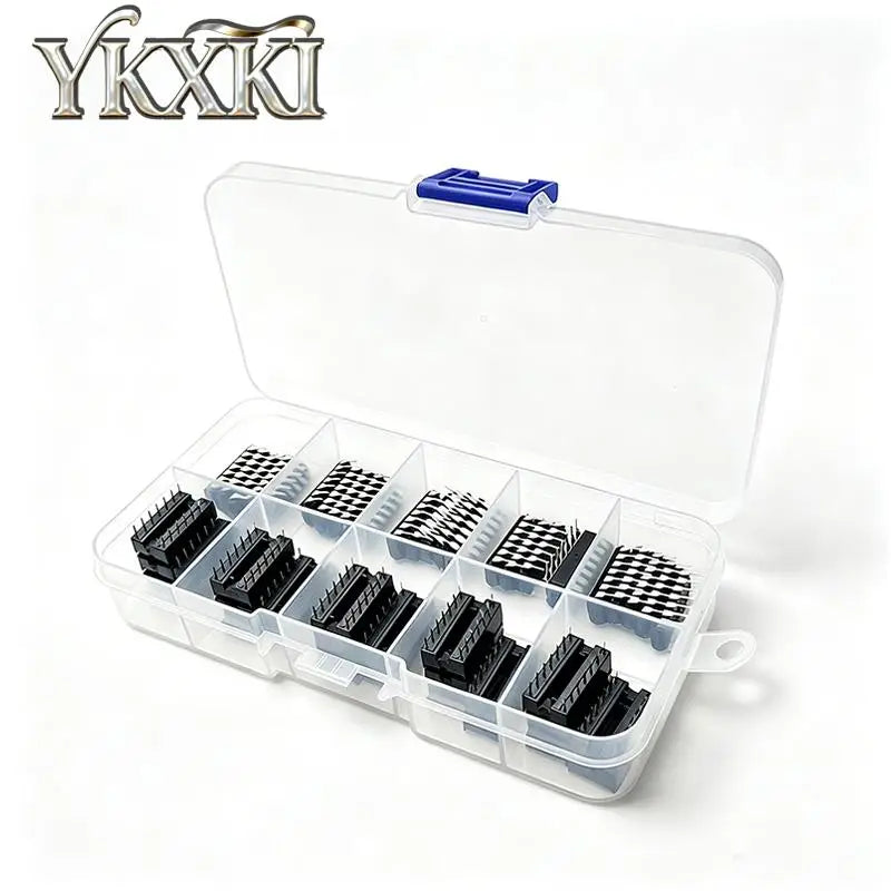 5/10Values IC Combination box Kit 74LS00 74LS02 74LS04 74LS08 74LS32 74LS47 74LS86 74LS90 74LS138 74LS245 With IC socket