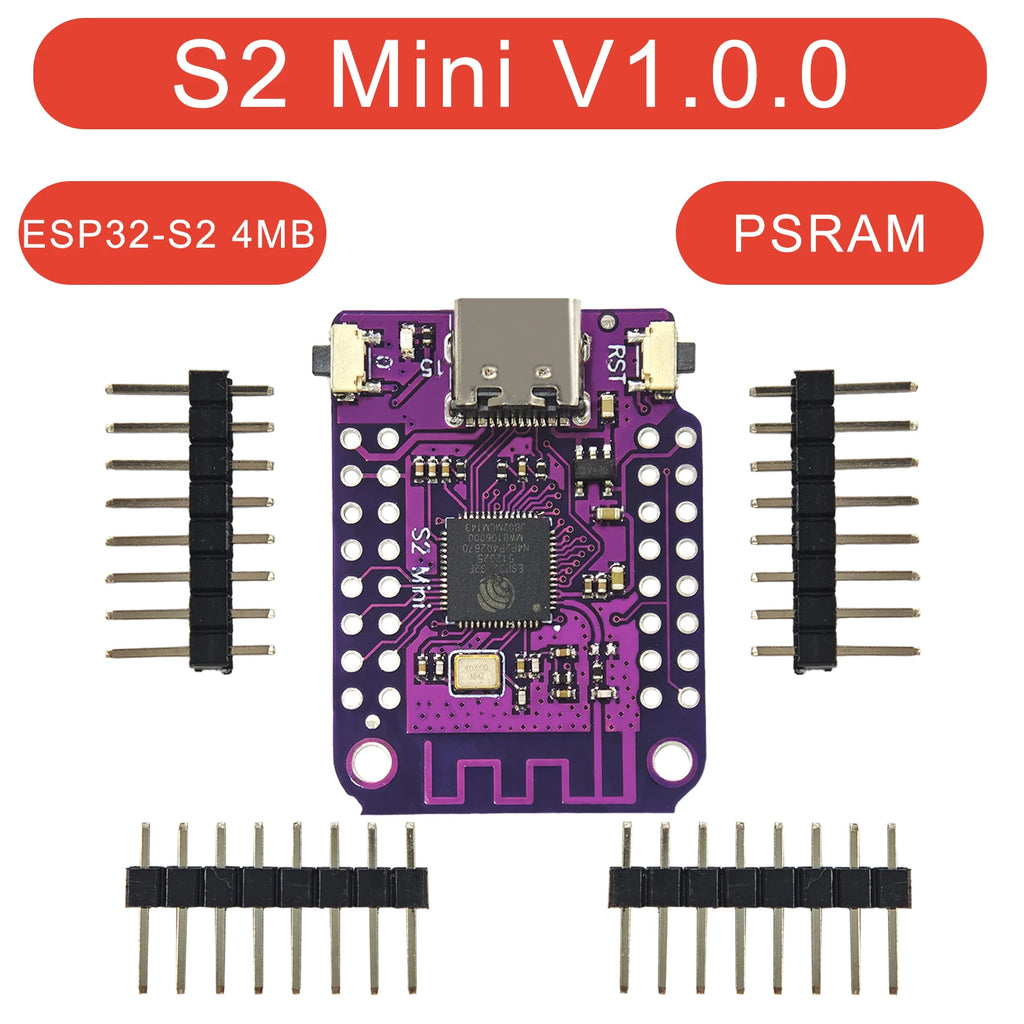 Wireless D1 Mini Pro Development Board ESP8266 ESP32-S2 WiFi Bluetooth IoT 16MB 4MB TypeC for Arduino NodeMCU Starter Kit Module