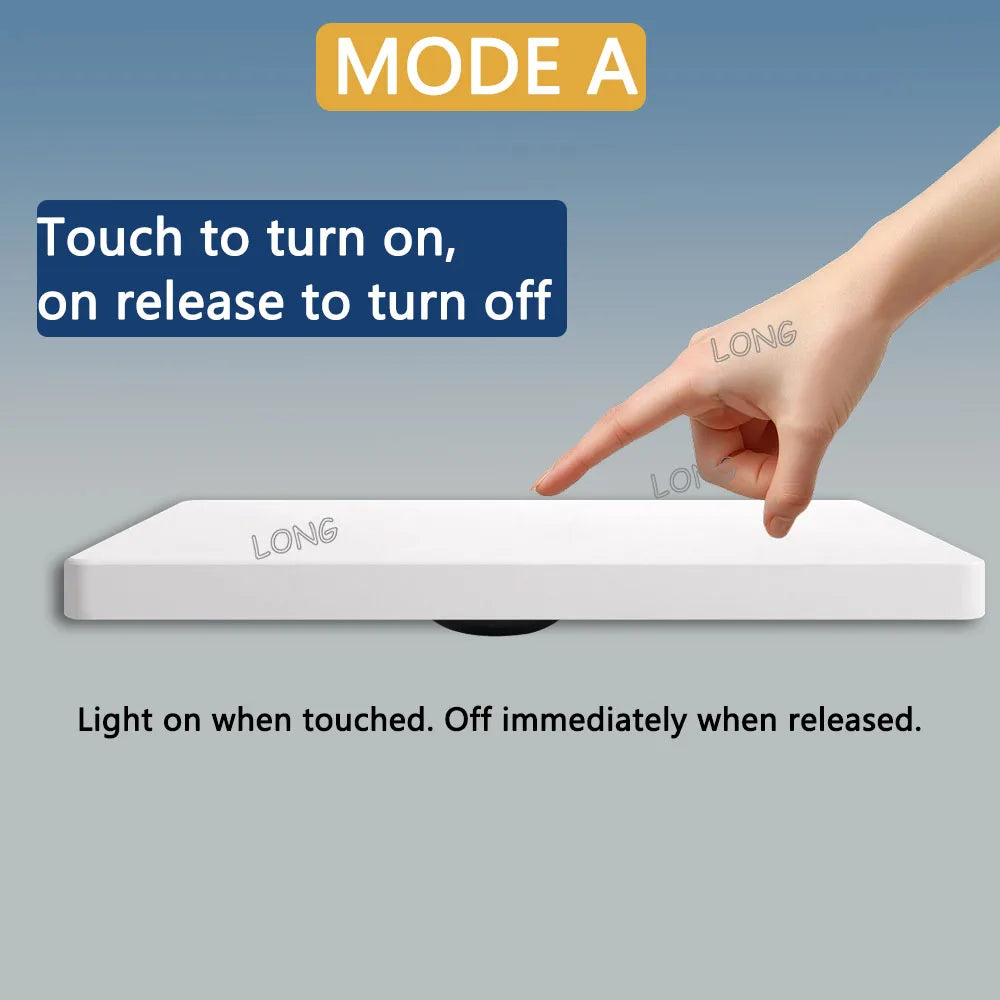 Hidden Touch Switch Penetrates 5cm Wood 400W AC110-220V for Cabinet Light Fan Appliance Invisible Mount Sensor ON OFF Switch