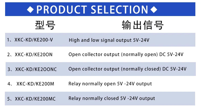 XKC-KE200 Sun-resistance Outdoor Used 5-150cm IR Switch Infared Motion Sensor