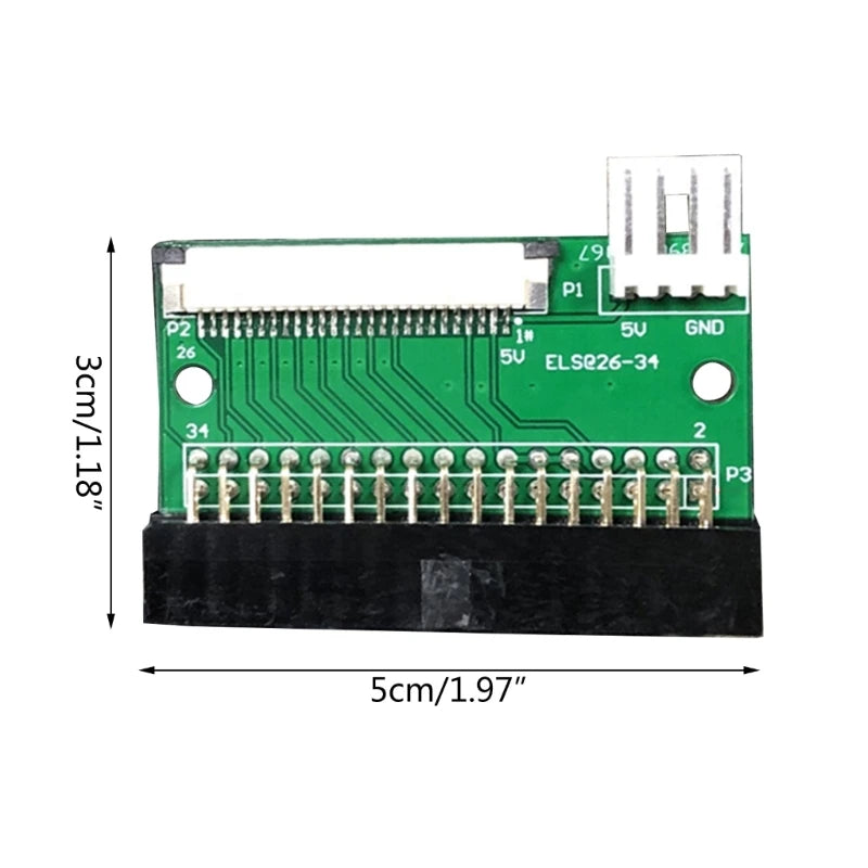 USB to 34P 26P Floppy 1.0MM FFC/FPC 34Pin 26Pin Floppy PIN Converter P9JB