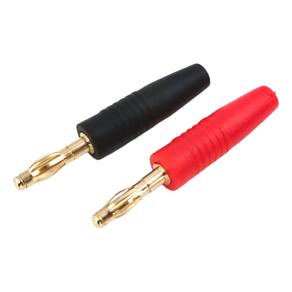 5PCS 4mm Plugs Gold Plated Musical Speaker Cable Wire Pin Banana Plug Connectors Red Black Blue Green Yellow