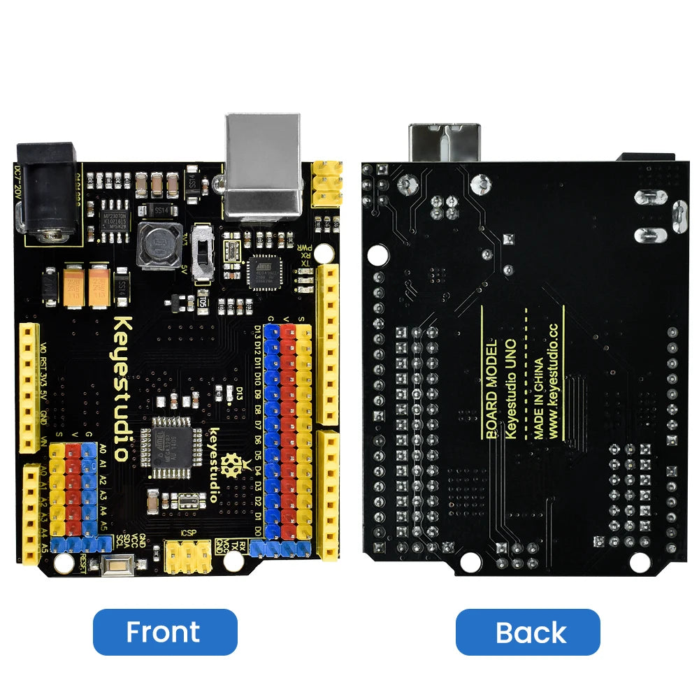 Keyestudio UNO With Pin Header Interface USB Cable Compatible With Arduino UNO R3 Board For Arduino Programing