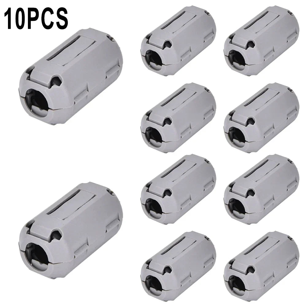 10Pcs 5mm Ferrite Core Noise Suppressor Filter Ring Cable Clamp RFI For Computers Hard Disks Audio Equipment Copiers