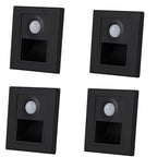 PIR Motion Detector Light Sensor LED Lights AC 110V-220V Recessed Staircase Bedroom Wall Lamp LED Night Light