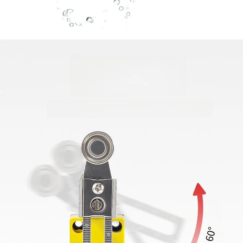 IP67 Waterproof Travel Limit Switch Limit Switch Micro Movement Roller 8108 Sealed Three Core Wire Swing Switch