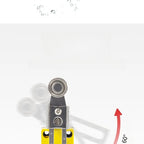 IP67 Waterproof Travel Limit Switch Limit Switch Micro Movement Roller 8108 Sealed Three Core Wire Swing Switch