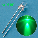 100/1000Pcs F3 3mm Round LED Assortment Kit Ultra Super Bright Light Emitting Diodes Bulb Lamp Red Green Blue Water Clear Diode