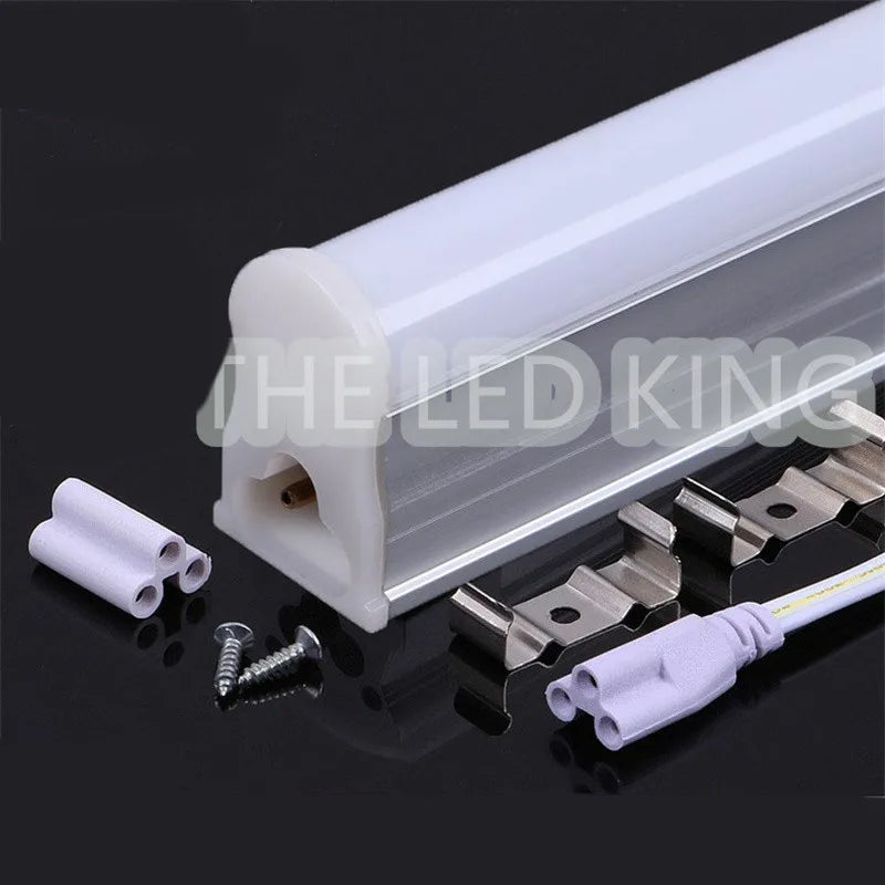 180 Degree Bright LED Tube T5 Light AC220v 230v 60cm 10w 30CM 6W LED T8 Integrated Driver Fluorescent Lamp Bulb Cold Warm White
