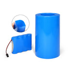 18650 Lithium Battery Heat Shrink Tube Width 17mm ~ 200mm Blue PVC Wrap Cover Skin Cable Protector Sleeve Lithium Film Case