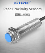 GTRIC Magnetic Reed Switch Proximity Sensor LG12A3 Premium M12 Cylinder Series 10-30V 90-220V 10mm Sensing Distance