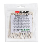 4000PCS 0402 SMD Resistor Kit Assorted Kit 10ohm-1M ohm 5% 80valuesX 50PCS=4000PCS Sample Kit 0805 0603 1206 2512 1210