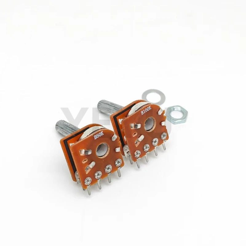 1PCS TB104X2 TB503X2 Audio Amplifier Volume 8-pin Step Potentiometer Axis Length 20mm 25mm 30mm