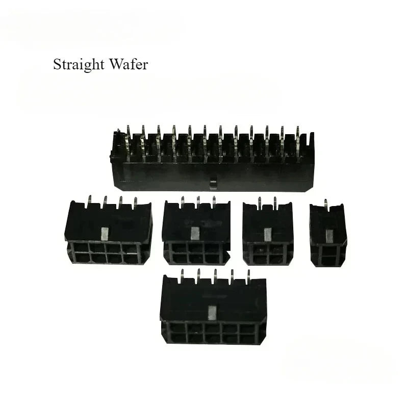 10Set Molex 3.0mmStraight /RightAngle WaferDouble Row Connector Plug2*1/2/3/4/5/6/7/8/9/10/11/12P Male Female Housing Terminals