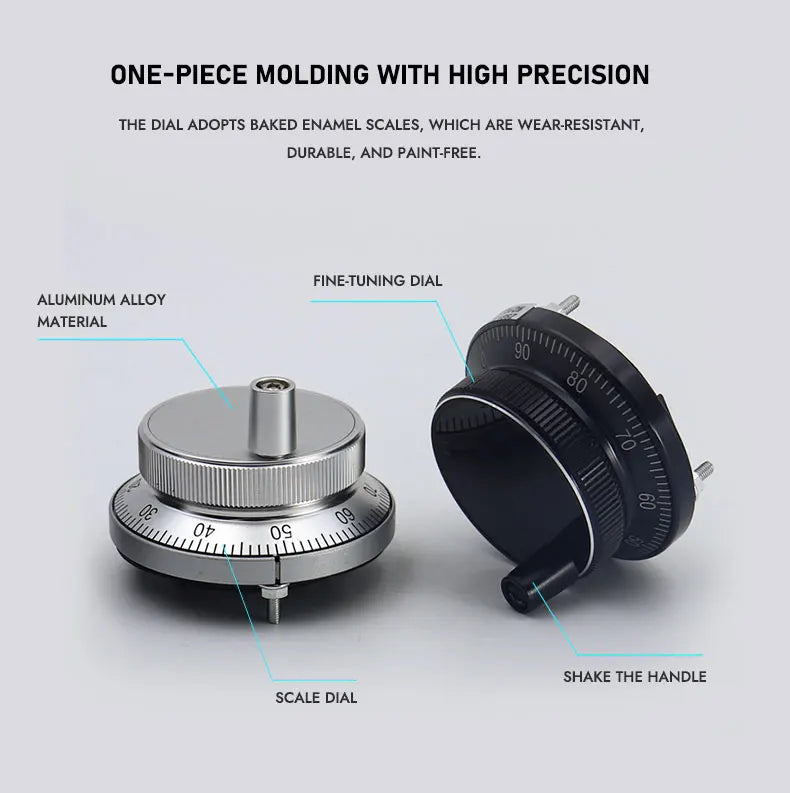Pulse Steering Wheel Manual CNC, 60mm, 100PPR, Manual Pulse Generator, Rotary Encoder, Steering Machine, Electronic Handwheel