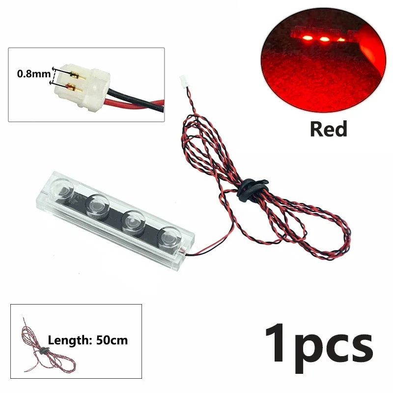 DIY 0.8mm Pin 1x1 1x2 1x4 Length 50cm SMD LED 2835  Remote Control Building Block Flash Lamp City Street Light Bricks