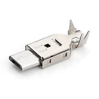 5pcs/lot Micro USB 4pin 5PIN Male Connector Plug Metal Shell Welding Wire Data OTG Line Interface DIY Data Cable Plug