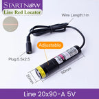 Line Red Locator 635nm Infrared Adjustable Laser Module Locator Red Laser Line Positioning For Woodworking Stone Cutting Machine