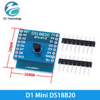 ESP8266 D1 Mini Pro WiFi Development Board NodeMcu DHT11 OLED SHT30 Relay DS18B20 BMP180 Battery Power TF Card for WeMos DIY Kit