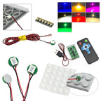 DIY 0.8mm Pin 1x1 1x2 1x4 Length 50cm SMD LED 2835  Remote Control Building Block Flash Lamp City Street Light Bricks